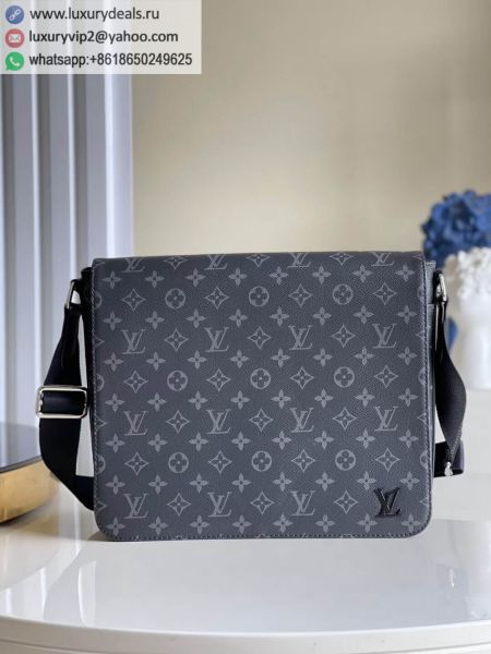 Louis Vuitton LV District MM MM Messenger M45271 Black Canvas Shoulder Bags