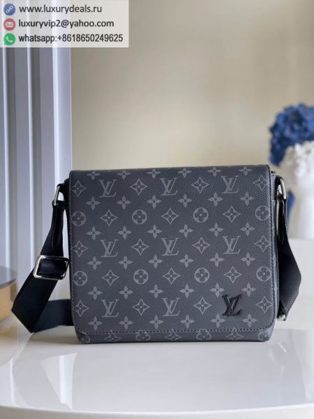 Louis Vuitton LV District PM PM Messenger M45272 Black Canvas Shoulder Bags