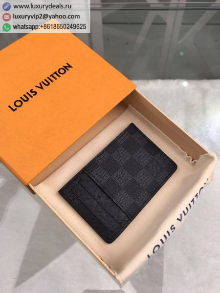 Louis Vuitton LV Neo Card Holder N62666 Black DamierGraphiteCanvas Card Holders