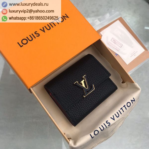 Louis Vuitton LV Capucines mini M68587 Black Leather Wallets