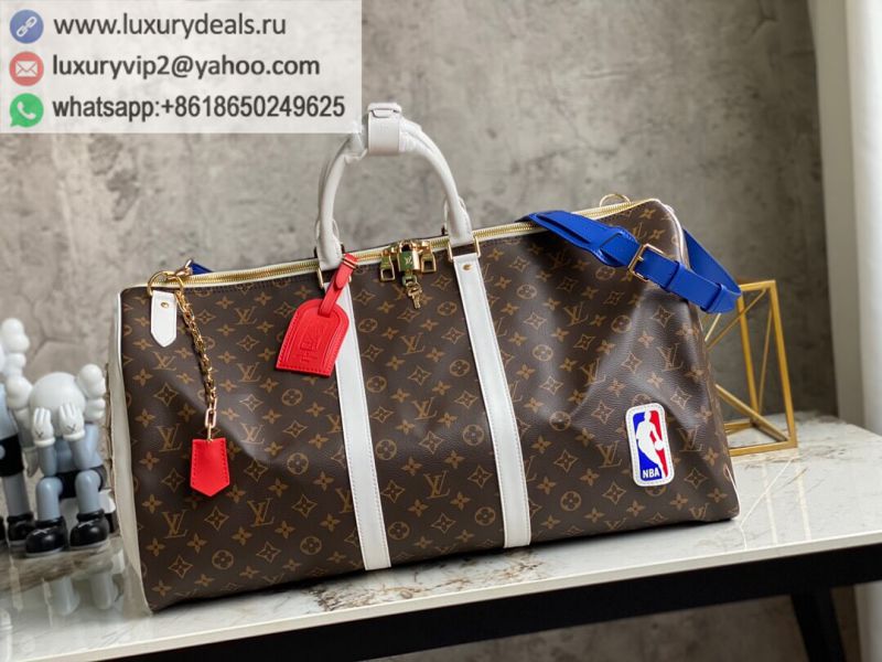 Louis Vuitton LV x NBA Basketball Keepall 55 M45587 PVC Travel Bags