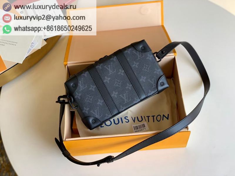 Louis Vuitton LV Soft Trunk Bag Box M69838 Black PVC Shoulder Bags