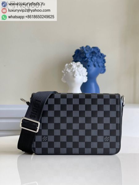 Louis Vuitton LV Studio Messenger N50007 Black Leather Shoulder Bags