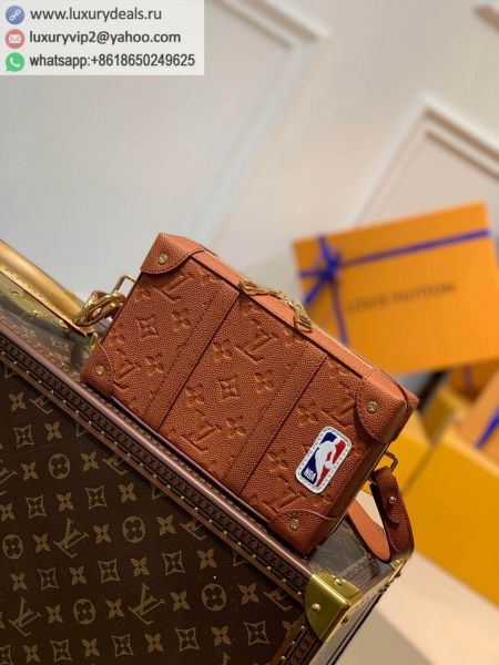 Louis Vuitton LV x NBA Soft Trunk Wearable Wallet M80549 Caramel Color Leather Shoulder Bags