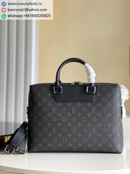 Louis Vuitton LV Odyssey M44222 Black PVC Briefcases