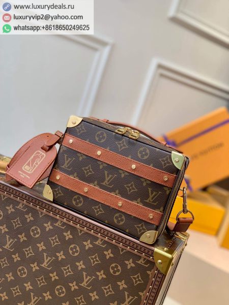 Louis Vuitton LV x NBA Handle Trunk Messenger M45785 PVC Shoulder Bags