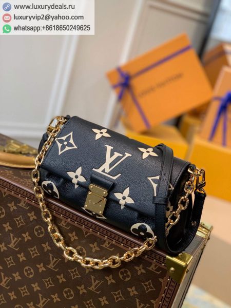 Louis Vuitton LV Favorite M45859 Black Leather Shoulder Bags