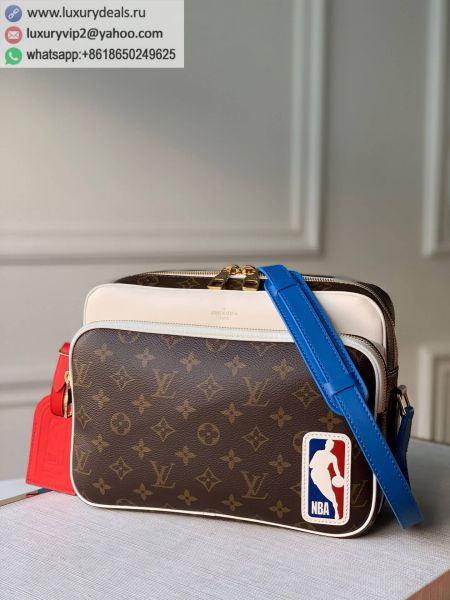 Louis Vuitton LV x NBA NIL Messenger Bag M85143 PVC Shoulder Bags