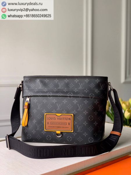 Louis Vuitton LV Besace Zippee M45214 Black PVC Shoulder Bags