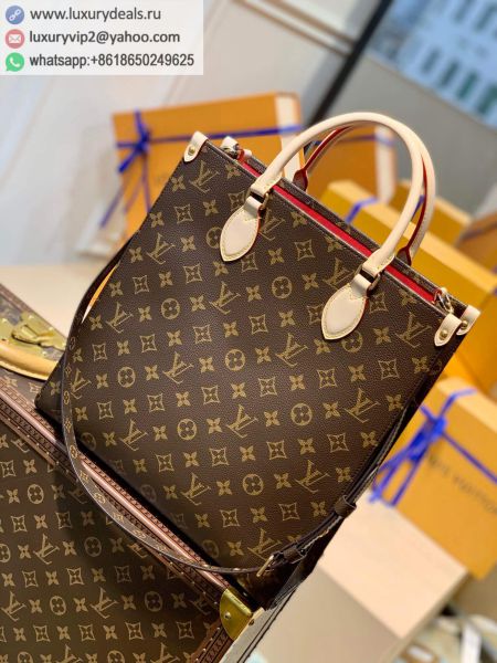 Louis Vuitton LV Sac Plat MM handbag M45848 Monogram Tote Bags