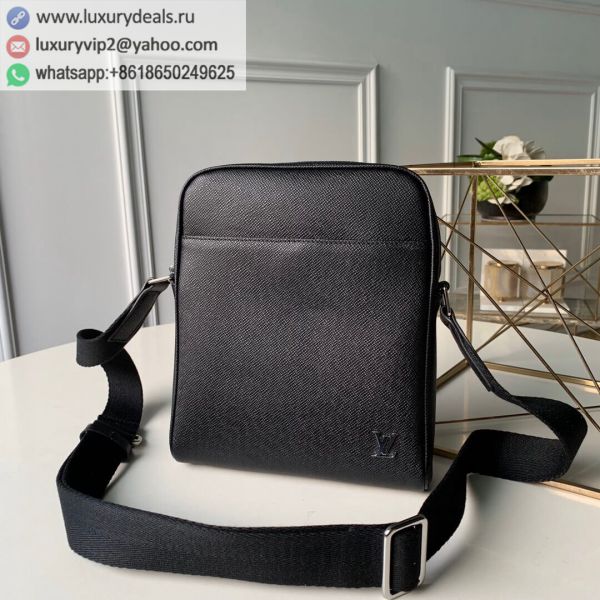 Louis Vuitton LV Alex BB Messenger M30265 Black Leather Shoulder Bags