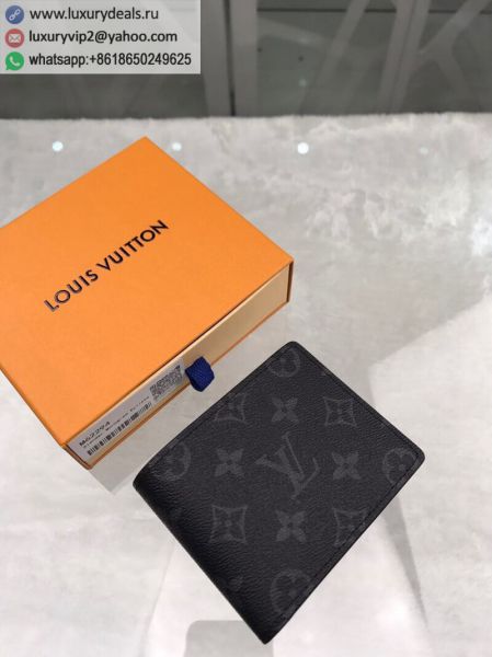 Louis Vuitton LV Slender M62294 Black Canvas Wallets