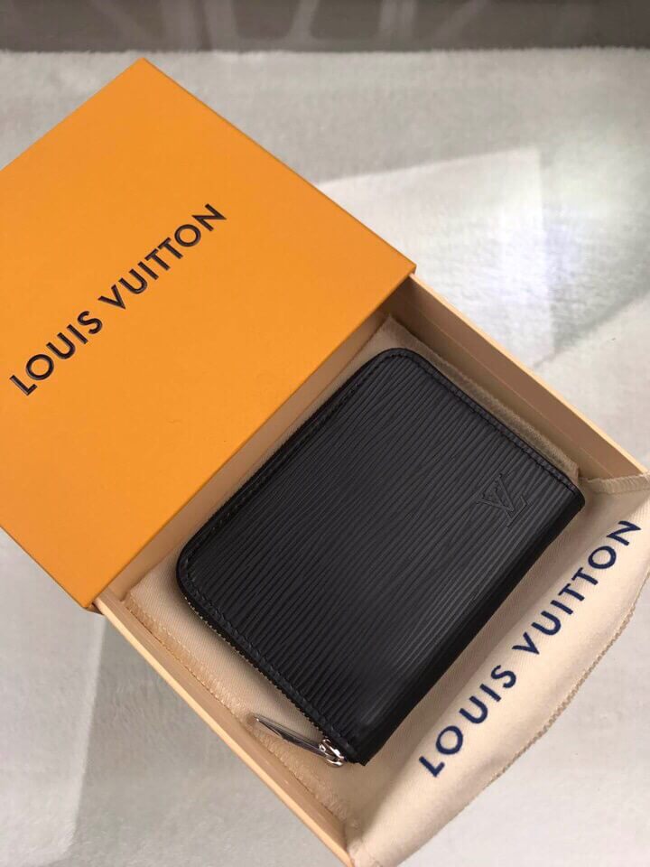 Louis Vuitton LV Zippy Coin Purse M60152 Black Epi Wallets