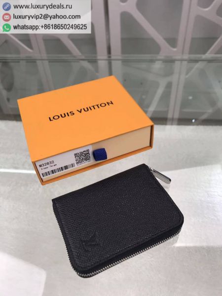 Louis Vuitton LV Zippy M32832 Black Leather Wallets