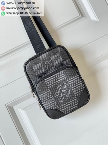 Louis Vuitton LV Amazone Slingbag N50012 Black PVC Shoulder Bags