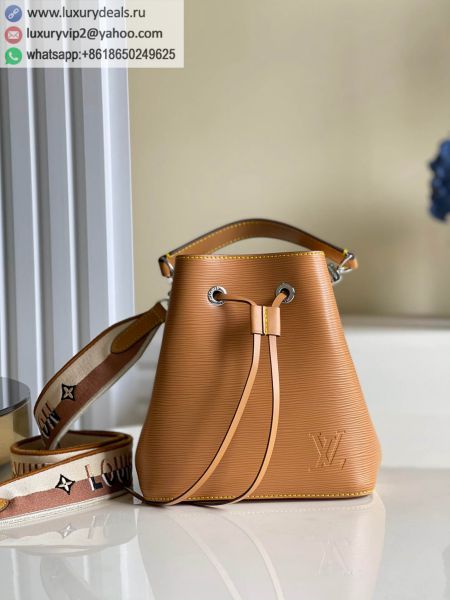 Louis Vuitton LV NeoNoe BB Bucket Bags M57706 Caramel Color Epi Tote Bags