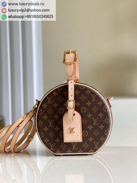 Louis Vuitton LV Petite Boite Chapeau Bag M43514 Monogram Tote Bags