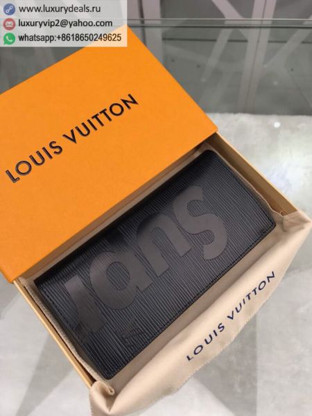 Louis Vuitton LV x Supreme M60622 Black Epi Wallets