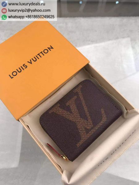 Louis Vuitton LV Giant M67690 Coffee Leather Wallets