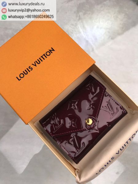 Louis Vuitton LV Victorine Wallet M62427 Wine Red