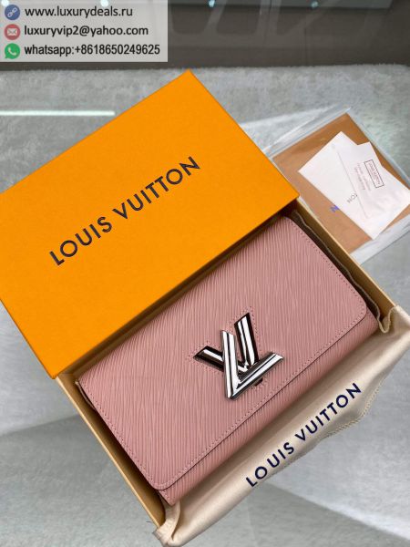 Louis Vuitton LV Twist M61178 Pink Epi Wallets