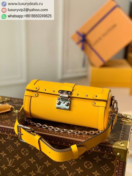 Louis Vuitton LV Papillon Trunk Bag M58647 Yellow Epi Shoulder Bags