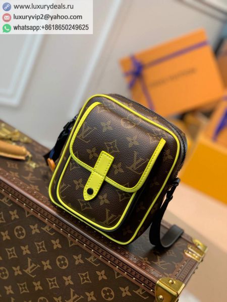 Louis Vuitton LV Christopher Wearable Wallet Camera Bags M80793 Yellow Monogram Shoulder Bags