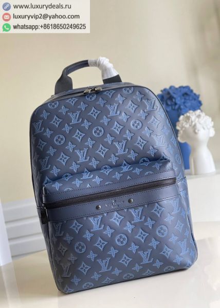 Louis Vuitton LV Sprinter M45728 Blue Leather Backpacks
