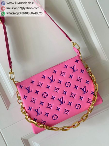 Louis Vuitton LV Coussin PM H27 Bag M58628 Pink Sheepskin Shoulder Bags