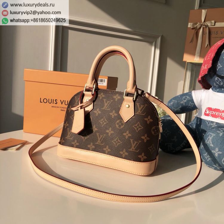 Louis Vuitton LV Alma BB M53152 Women Monogram Shoulder Bags Monogram