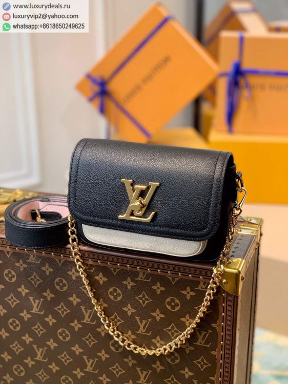 Louis Vuitton LV Lockme Tender cross-body bag M58557 Women Leather Shoulder Bags Black
