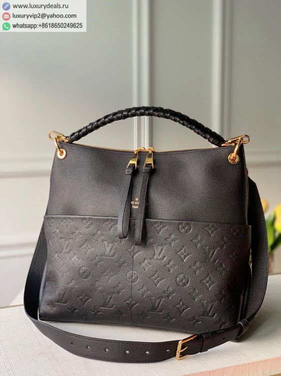 Louis Vuitton LV Maida Hobo bag M45522 Women Leather Shoulder Bags Black