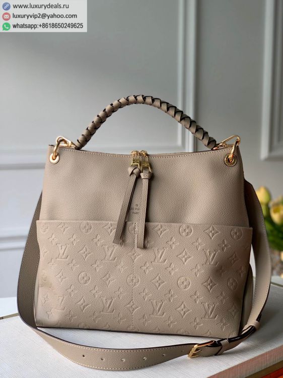 Louis Vuitton LV Maida Hobo bag M45523 Women Leather Shoulder Bags Gray