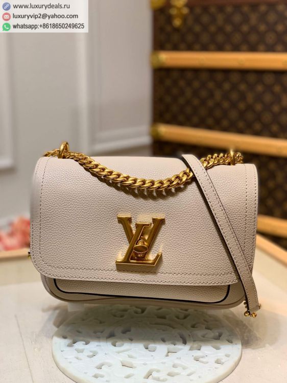 Louis Vuitton LV Lockme Chain bag M57072 Women Leather Shoulder Bags Gray