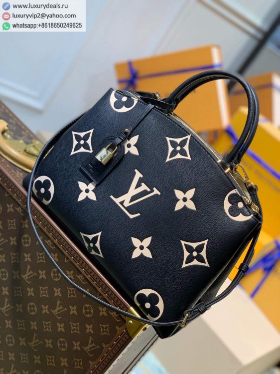Louis Vuitton LV Grand Palais bag M45842 Women Leather Shoulder Bags Black
