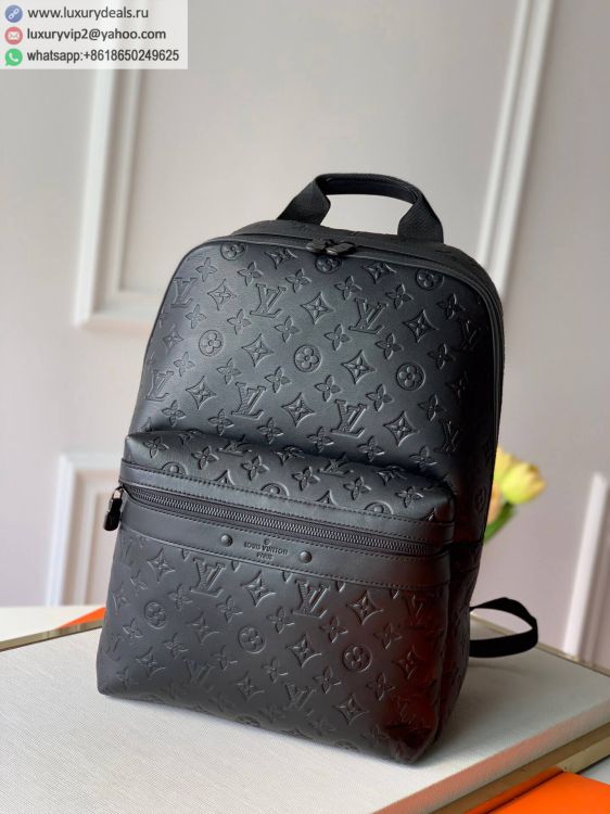 Louis Vuitton LV Sprinter M44727 Men Leather Backpack Bags Black