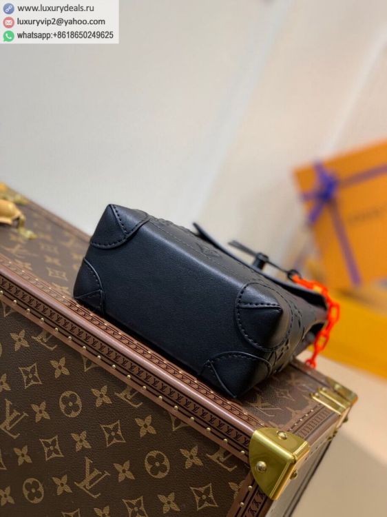 Louis Vuitton LV Steamer XS bag M58707 Men Black Leather Shoulder Bags ...