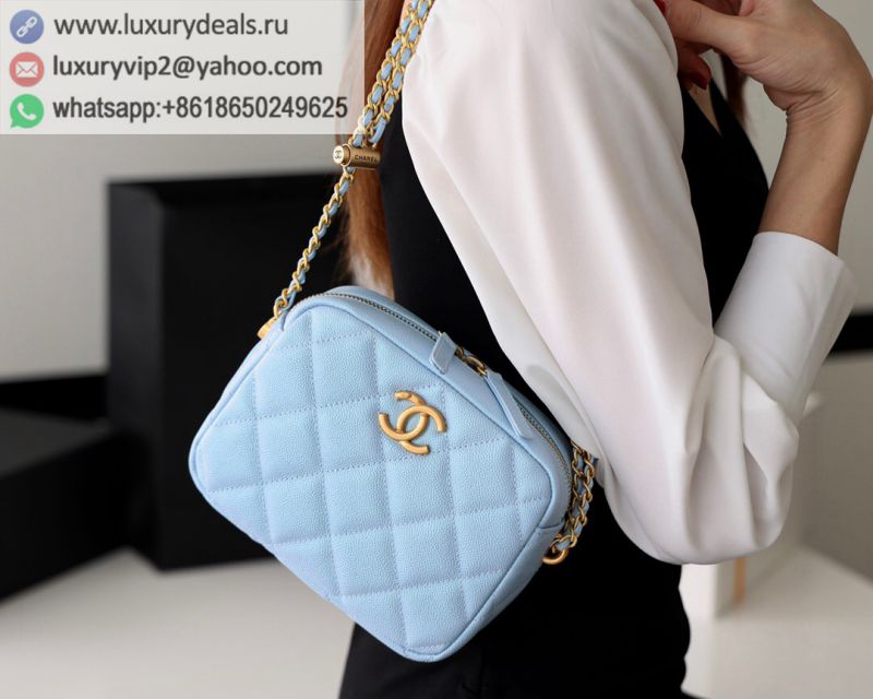 CHANEL Camera Bags AS2856 Light Blue