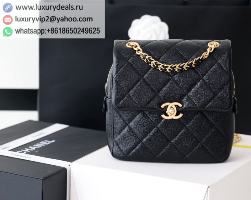 CHANEL 2022CCSS HAAS Backpack AS3108 Black