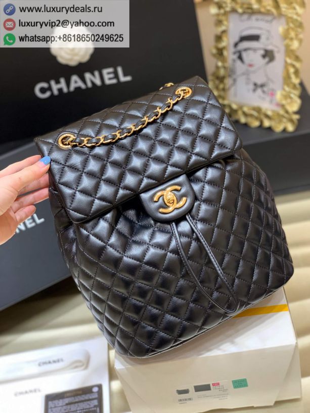 CHANEL coco Large Backpack A91124 Black