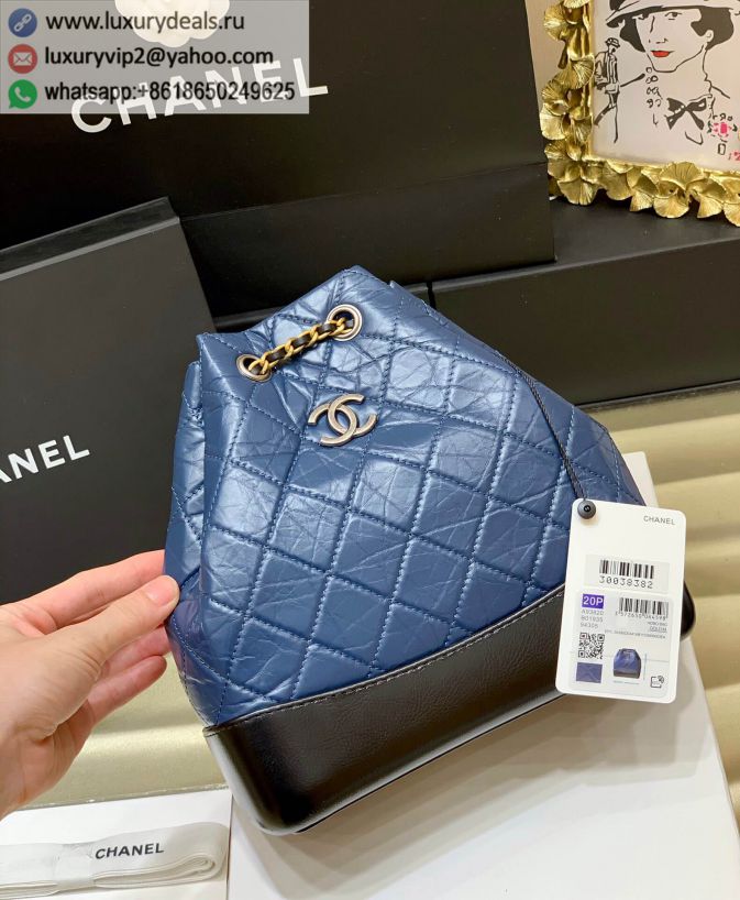 CHANEL Gabrielle Backpack A93820 Blue