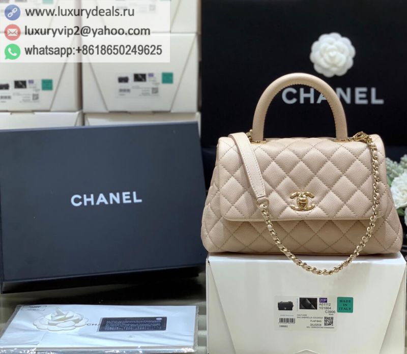 CHANEL Classic Coco handle 23CM A92990 Pink / Gold Buckle