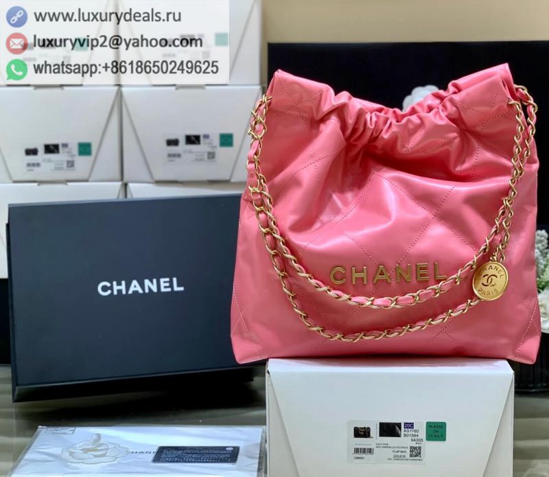 CHANEL 2022CC SS 22 bag AS3260 Red / Gold logo