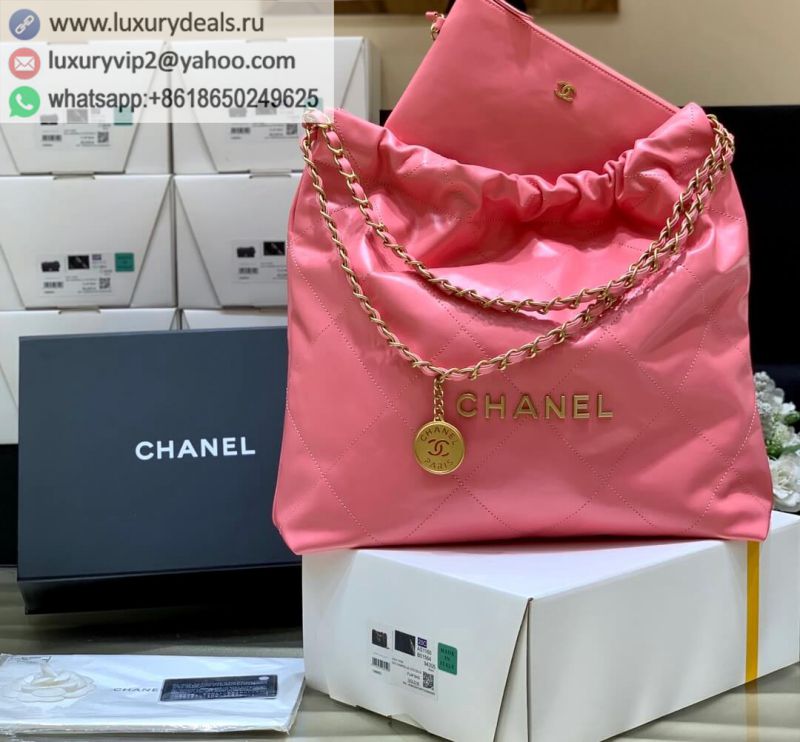 CHANEL 2022CC SS 22 bag AS3261 Red / Gold logo