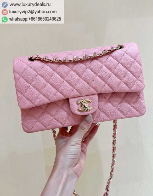 CHANEL CF25 Classic flap bag A01112 / Pink