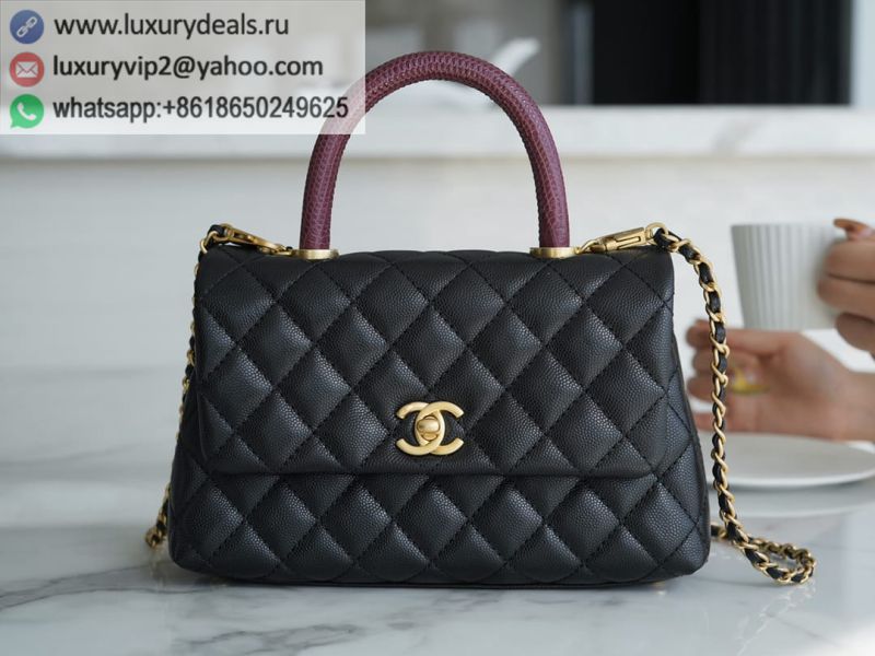CHANEL Small coco handle 24cm Flap Bags A92990