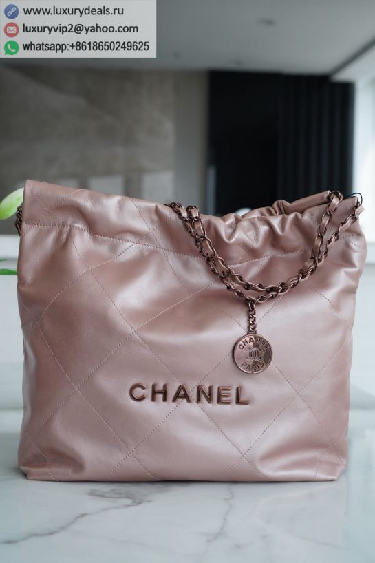 CHANEL 22 Small AS3260 Rose Gold