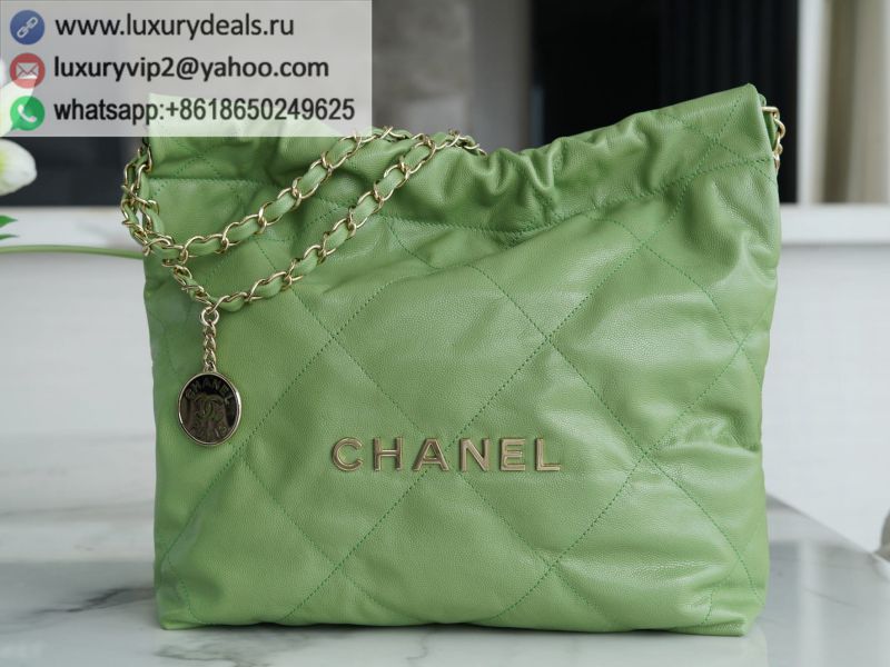 CHANEL 22 Small AS3260 Green