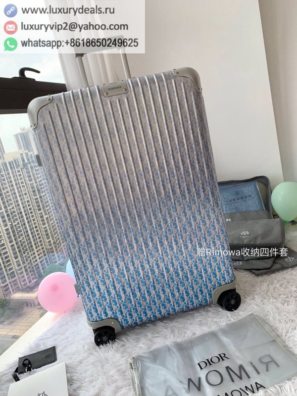 DIOR x Rimowa Oblique Logo Rolling Luggage 66657