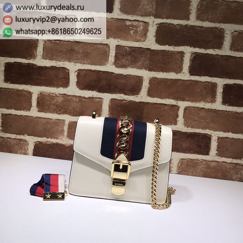 GUCCI Sylvie # mini Chain Shoulder Bags 431666